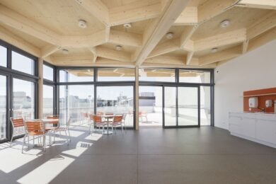 Dachpavillion BKB, Basel. VANER ZEUGIN Architekt & Ingenieur, Basel. 2019.