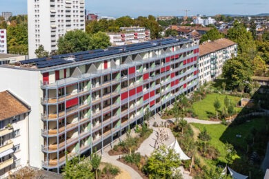 EBG-Siedlung Birs im Lehenmattquartier Basel