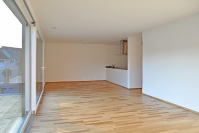 Holzinnenraum mit Küche - Holzbau - Holzhaus - Holzsystembau - PM Mangold