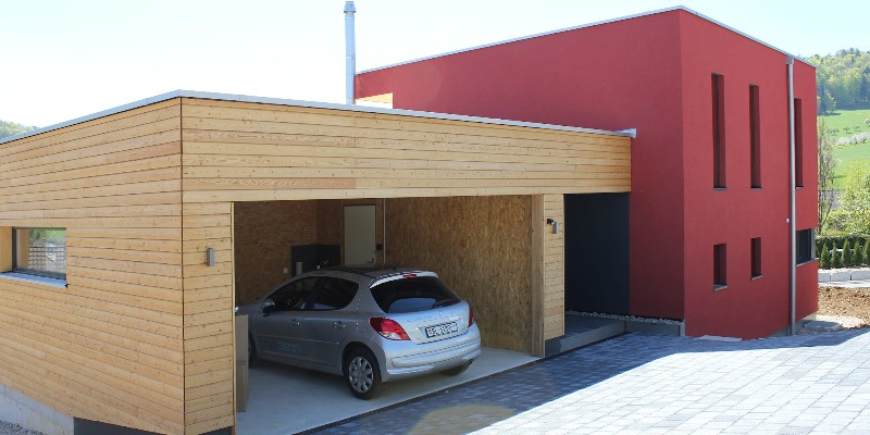 Individuelle Holz-Carports